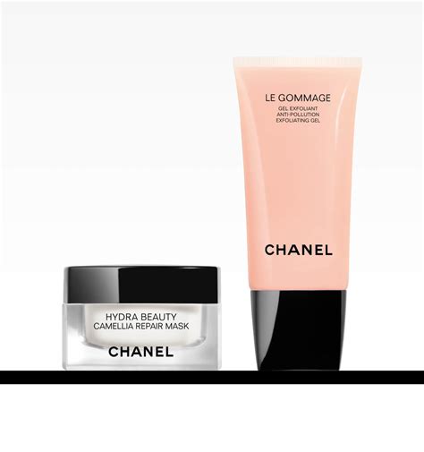 chanel scrub gel|Chanel face mask with rhinestones.